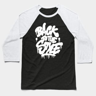 Back to the Style - Graffiti Bubble Tag - white Baseball T-Shirt